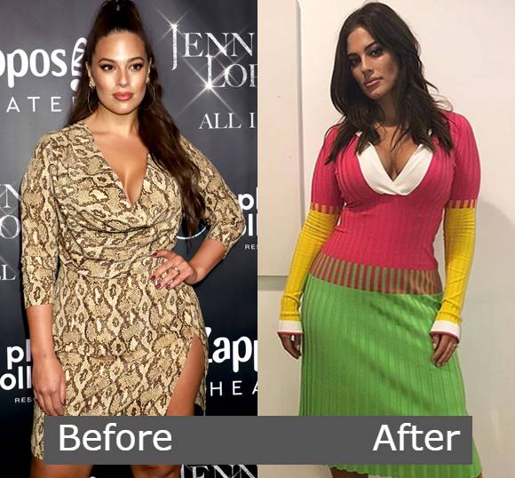 ashley graham weight loss