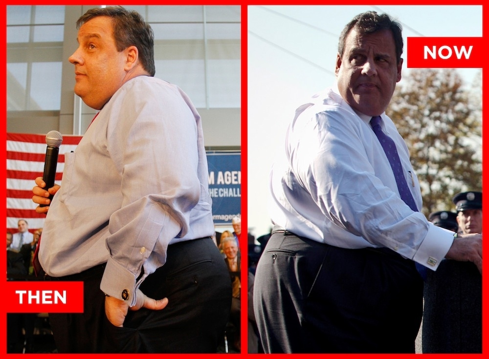 chris christie weight loss