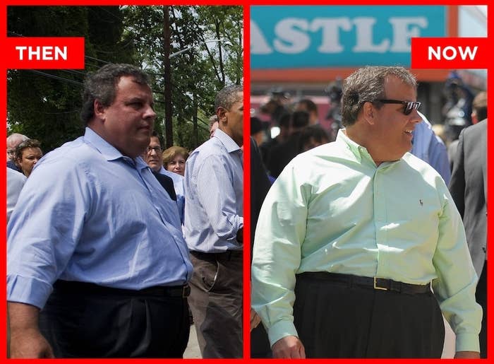 chris christie weight loss