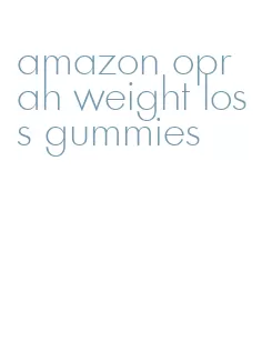 oprah weight loss gummies amazon