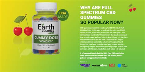 Discover the Earthy Delight of Earth Essence CBD Gummies Ingredients: A Game-Changing Formula for Natural Wellness