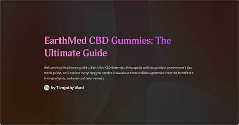 Earthmed CBD Gummies Buy Online: Experience the Bliss of Natural Relief