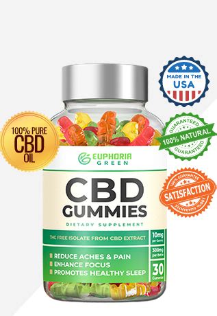 Euphoria Green CBD Gummies Review: Experience the Bliss with THC-Free, Vegan, and Delicious CBD Gummies