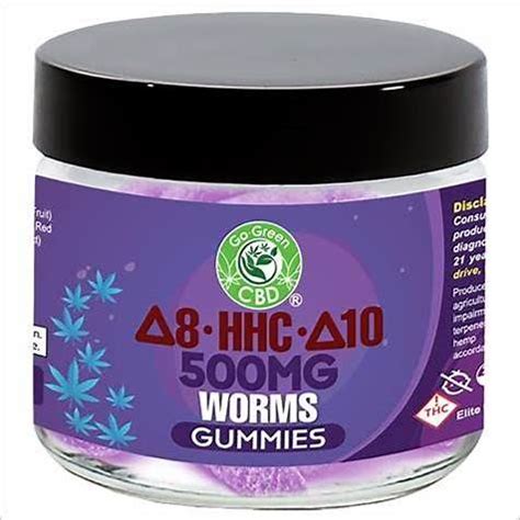 Experience the Ultimate Relaxation with 500mg CBD Gummy Worms - The Perfect Blend of Fun and Wellness