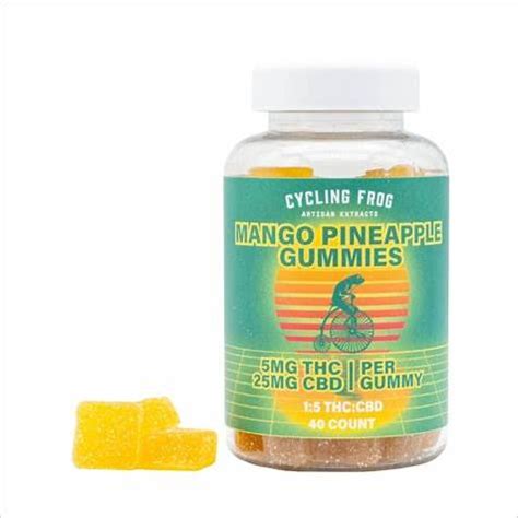 Hit the Right Gear with Cycling Frog Mango Pineapple THC CBD Gummies: The Ultimate Relaxation Companion for Outdoor Enthusiasts