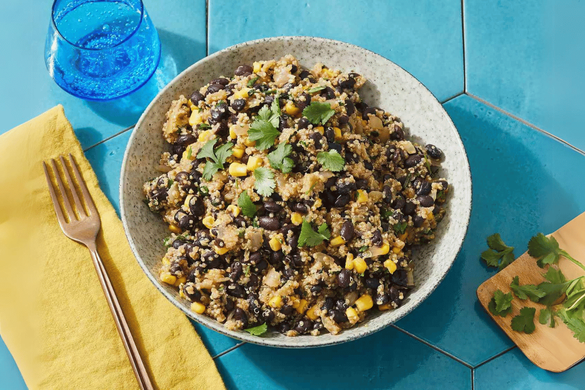 Quinoa and Black Beans