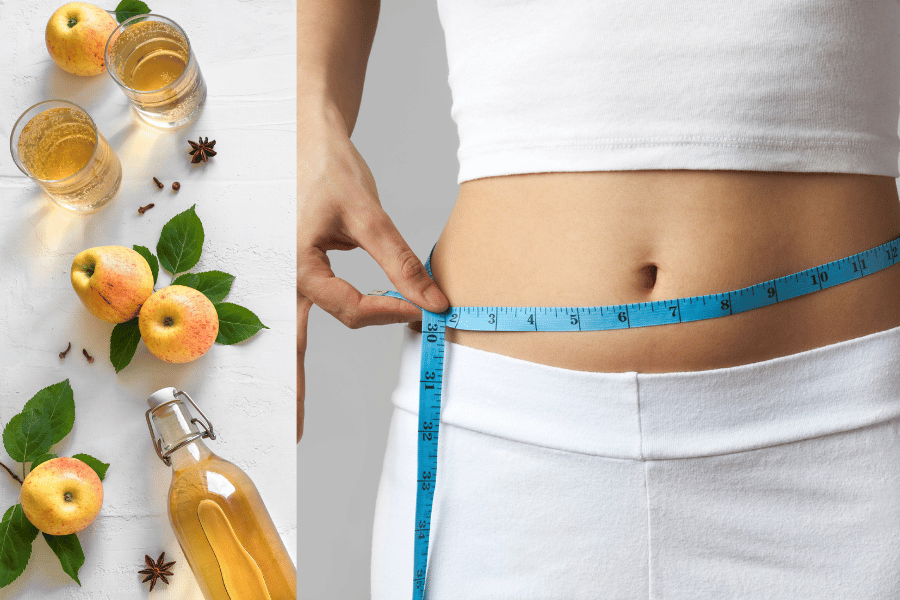 how does apple cider vinegar help with losing weight