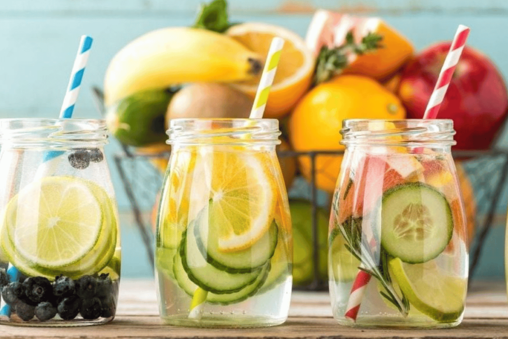 fruit infused water recipes to lose weight