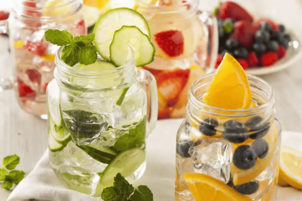 fruit infused water recipes to lose weight