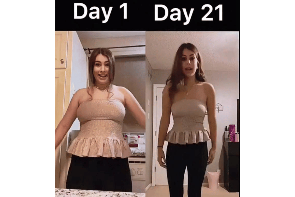 pcos weight loss before and after