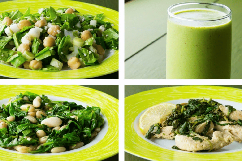 healthy spinach recipes to lose weight