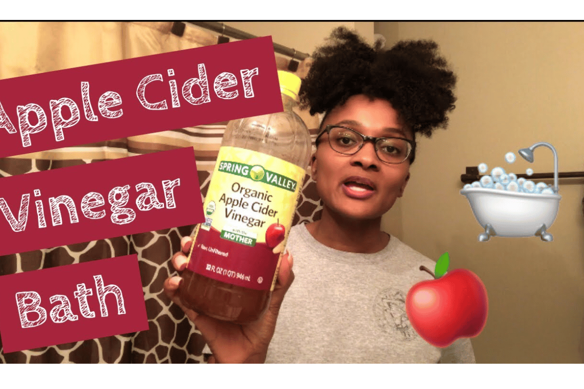 apple cider vinegar bath