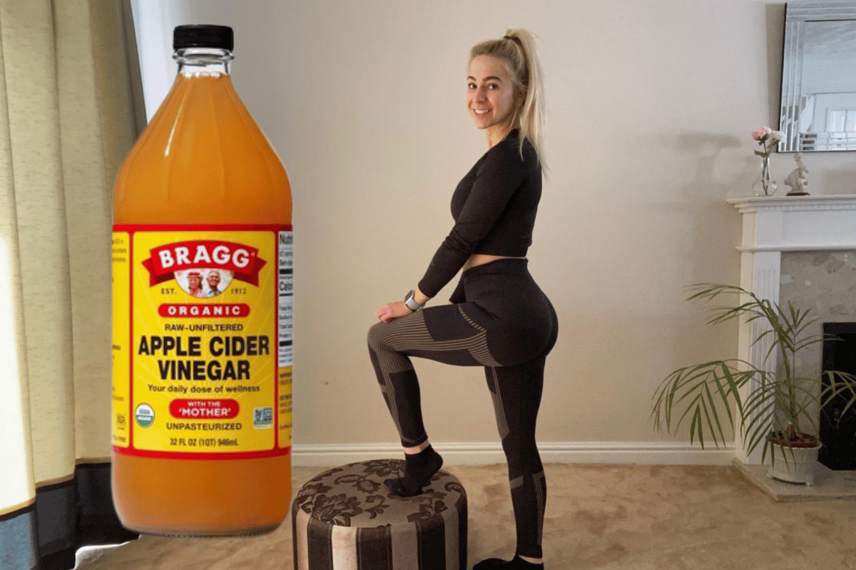 Using apple cider vinegar to tone glutes