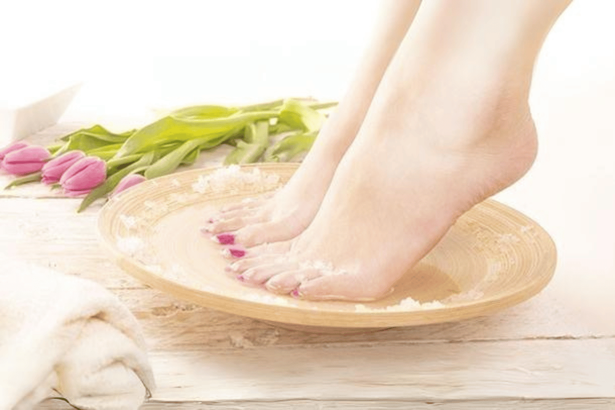 soak feet in apple cider vinegar for weight loss