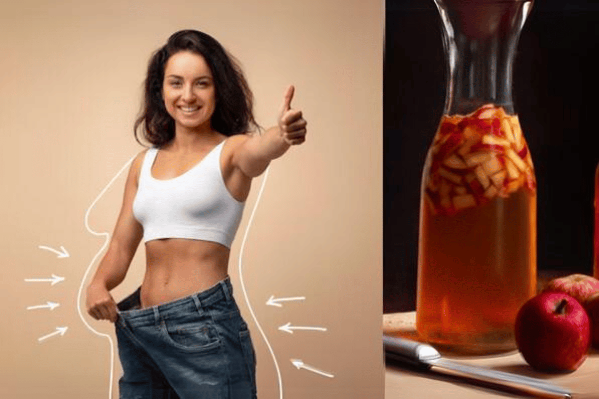 losing weight from apple cider vinegar